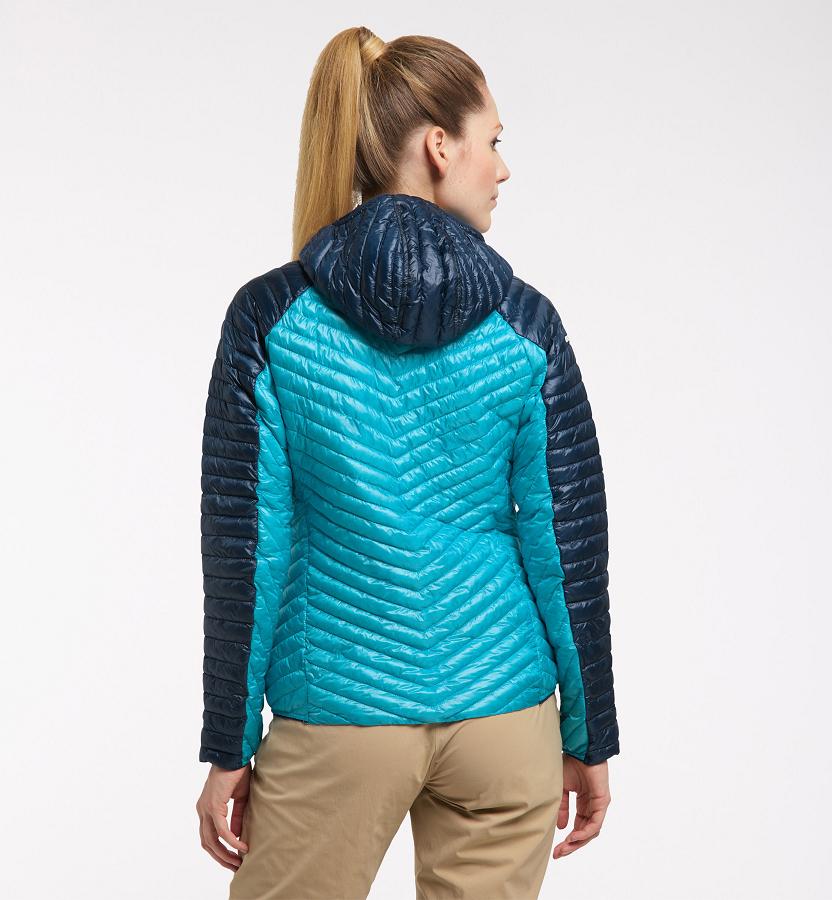 Haglöfs Womens L.I.M Mimic Down Jacket Dark Blue New Zealand 56409FNOK